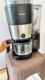 Philips All-in-1  filtrinis kavos virimo aparatas, juodas, 1,25 l talpos (Naudota) - Image 5