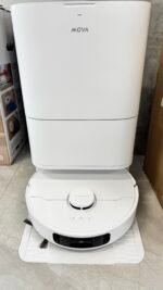 MOVA E30 Ultra robotas dulkių siurblys, automatiškai išsituštinantis, savaime išsivalantis šluostes, baltas (Naudota) - Image 2