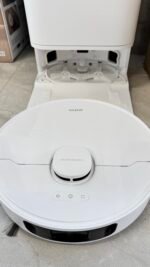 MOVA E30 Ultra robotas dulkių siurblys, automatiškai išsituštinantis, savaime išsivalantis šluostes, baltas (Naudota) - Image 3